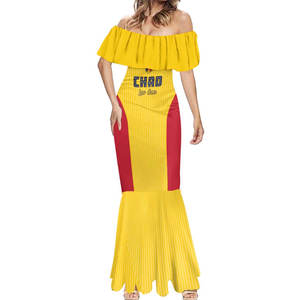 Custom Chad Football Mermaid Dress Allez Les Sao