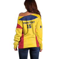 Custom Chad Football Off Shoulder Sweater Allez Les Sao