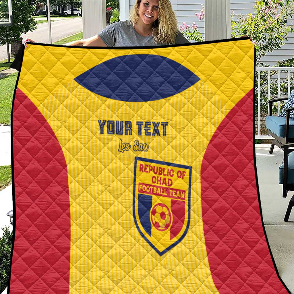 Custom Chad Football Quilt Allez Les Sao