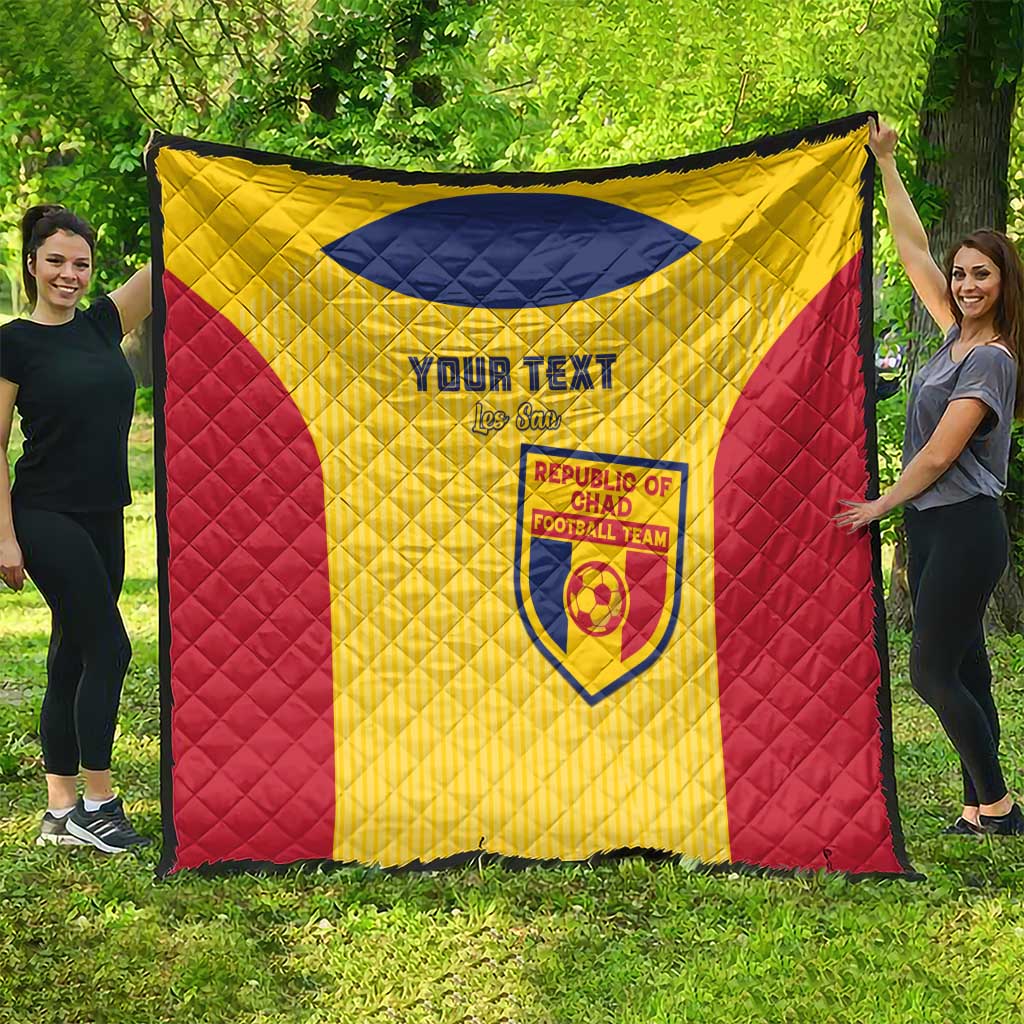 Custom Chad Football Quilt Allez Les Sao