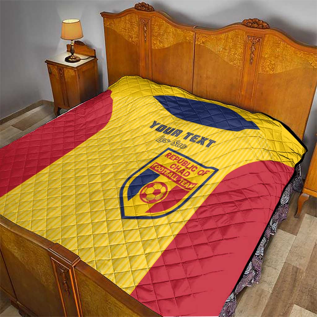 Custom Chad Football Quilt Allez Les Sao