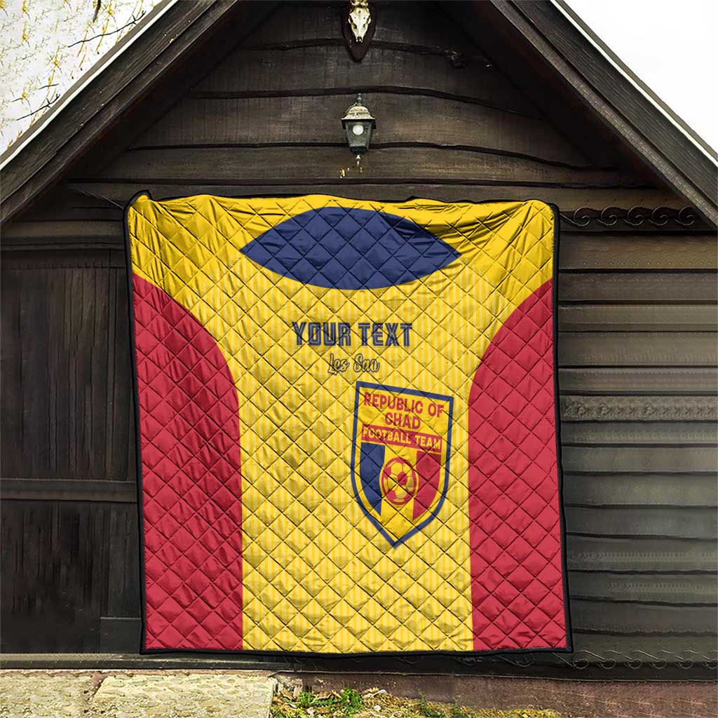 Custom Chad Football Quilt Allez Les Sao