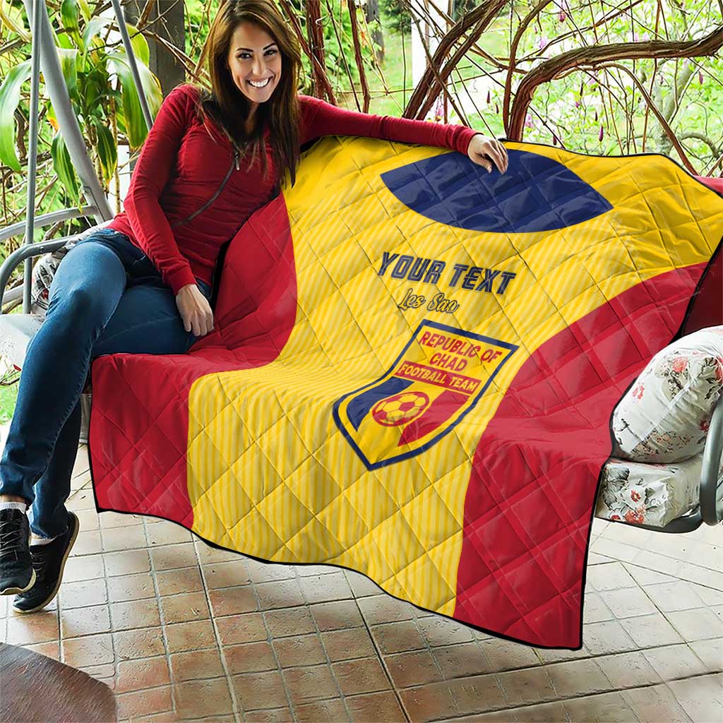 Custom Chad Football Quilt Allez Les Sao