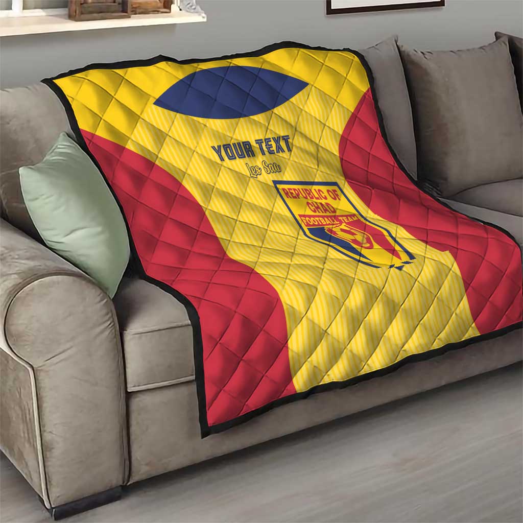 Custom Chad Football Quilt Allez Les Sao