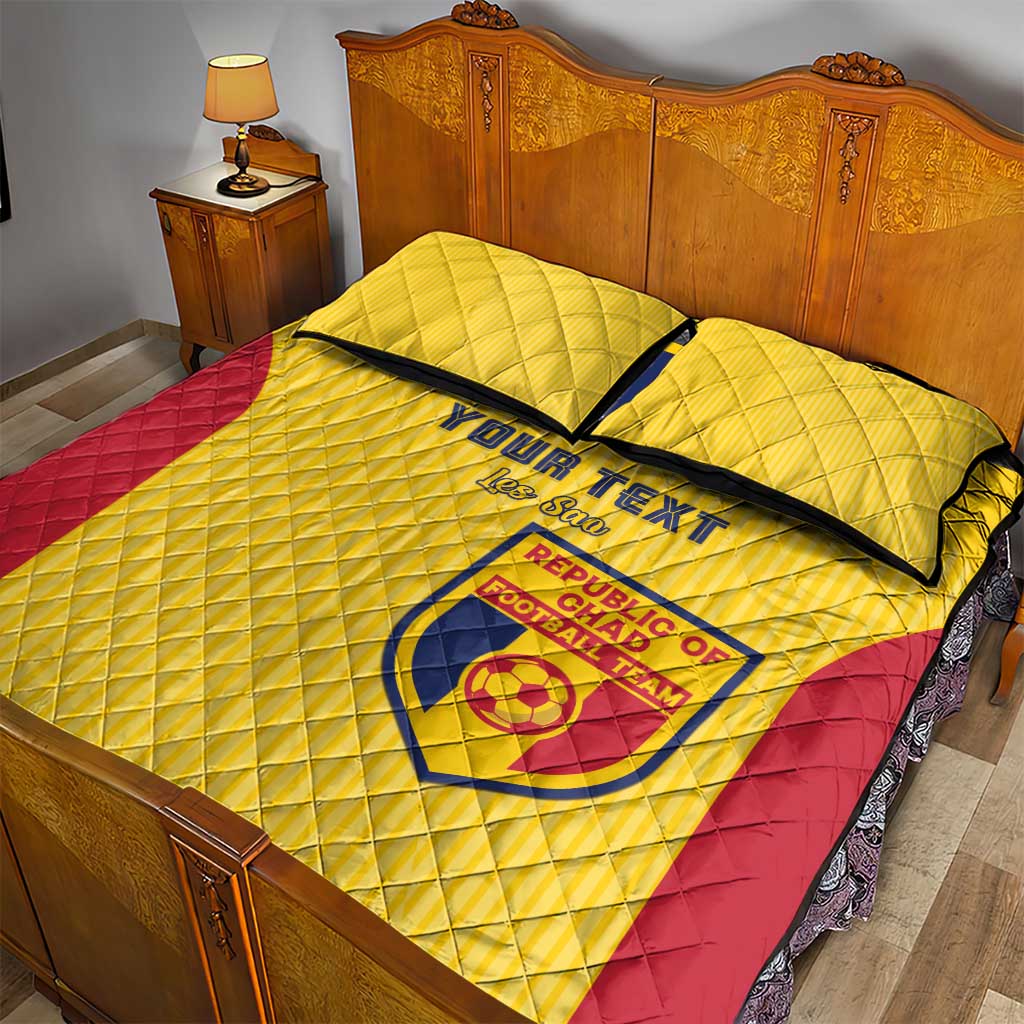 Custom Chad Football Quilt Bed Set Allez Les Sao