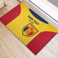 Custom Chad Football Rubber Doormat Allez Les Sao