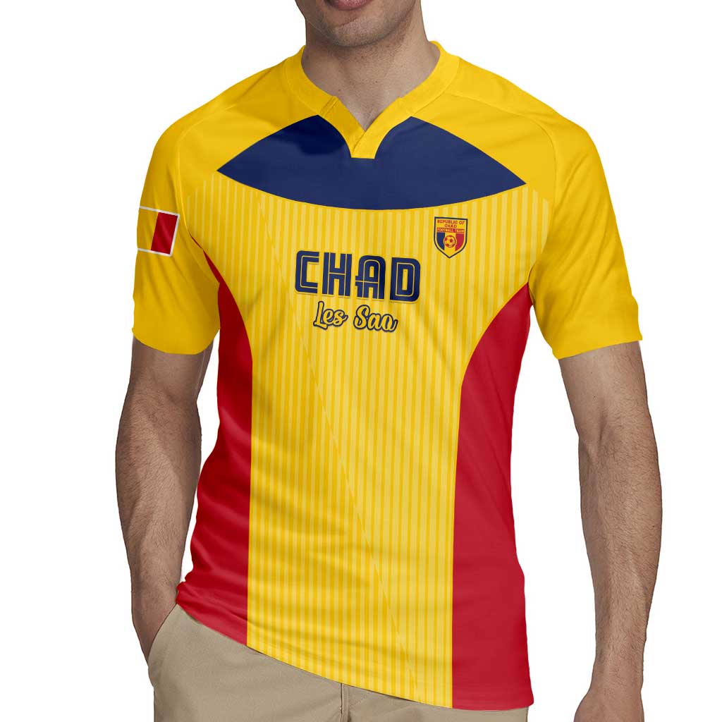 Custom Chad Football Rugby Jersey Allez Les Sao