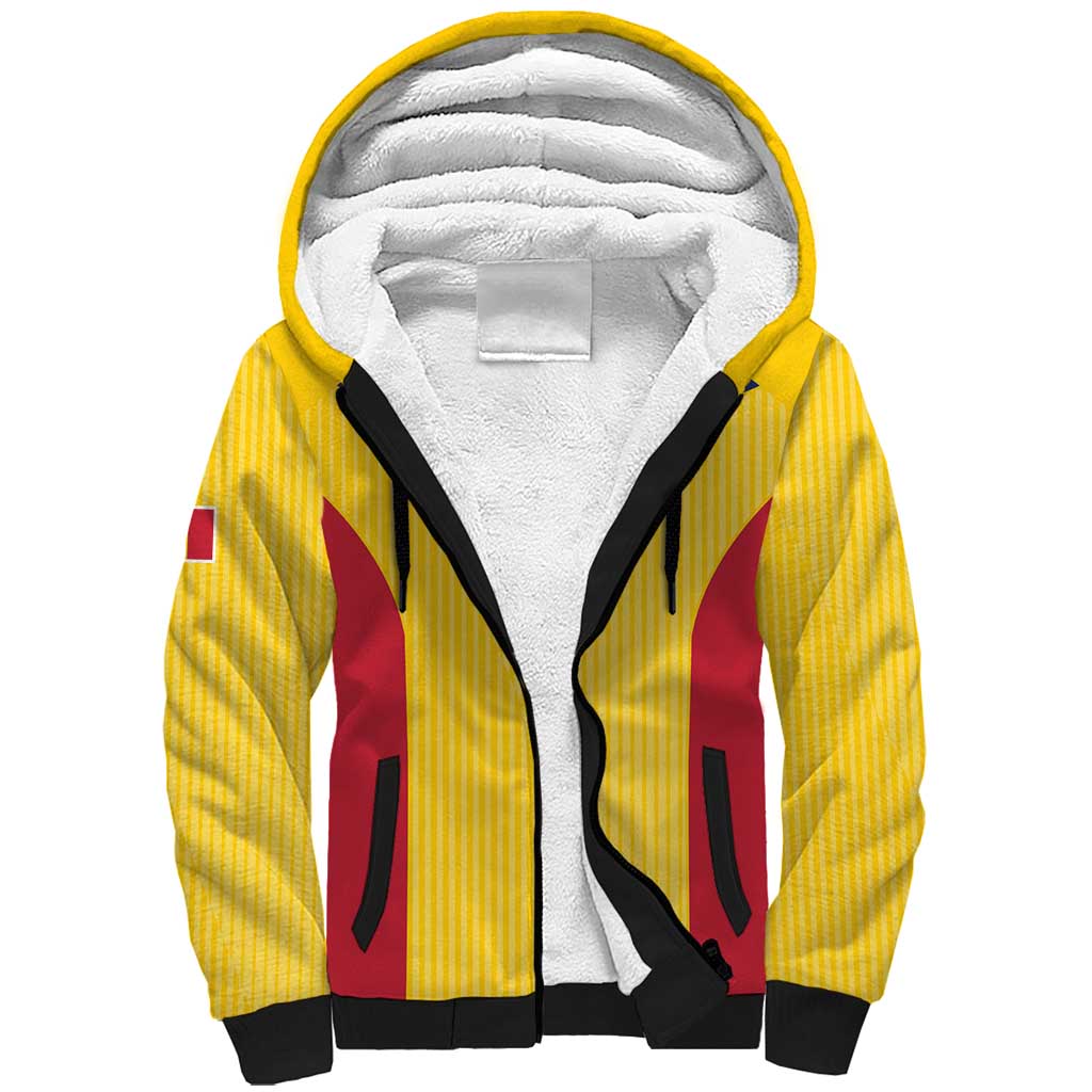 Custom Chad Football Sherpa Hoodie Allez Les Sao