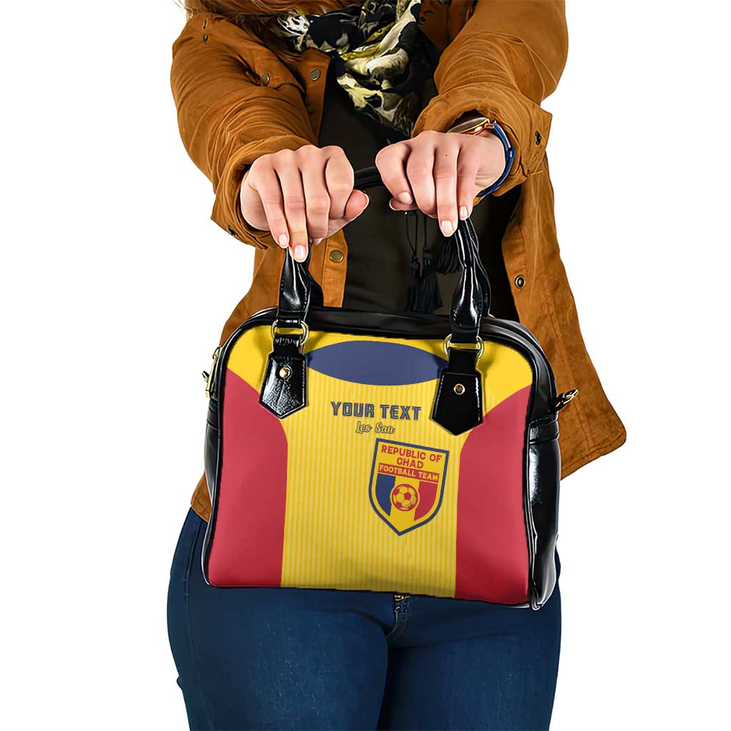 Custom Chad Football Shoulder Handbag Allez Les Sao