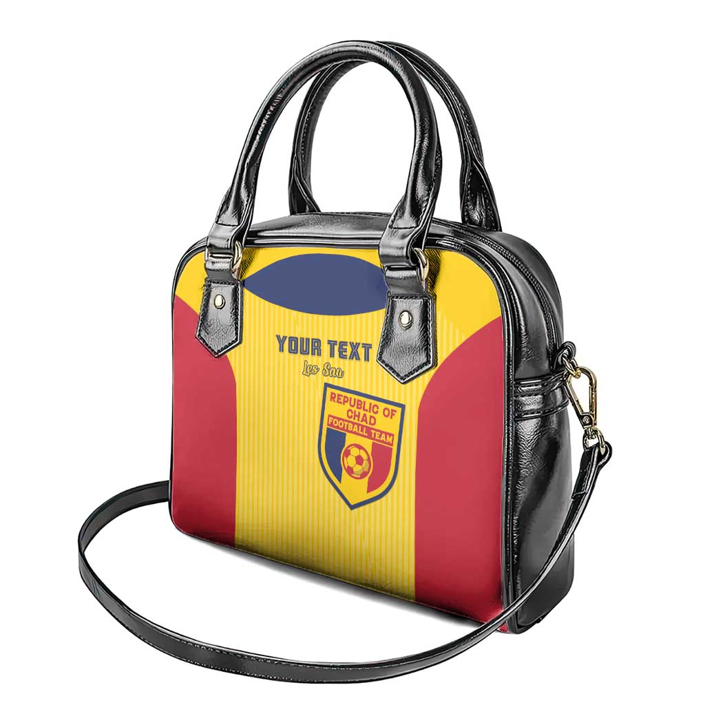 Custom Chad Football Shoulder Handbag Allez Les Sao