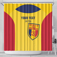 Custom Chad Football Shower Curtain Allez Les Sao