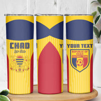 Custom Chad Football Skinny Tumbler Allez Les Sao