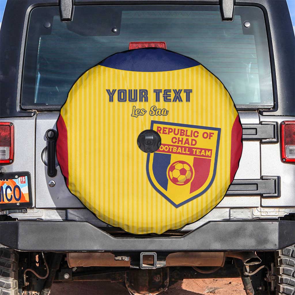 Custom Chad Football Spare Tire Cover Allez Les Sao