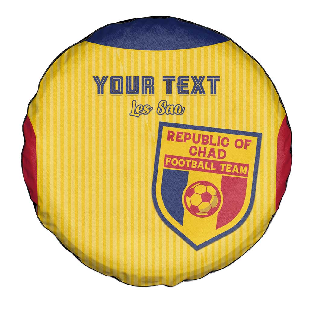 Custom Chad Football Spare Tire Cover Allez Les Sao