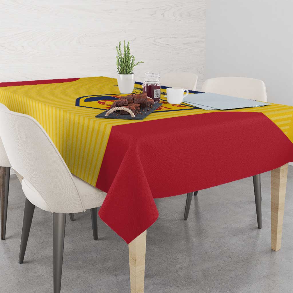 Custom Chad Football Tablecloth Allez Les Sao