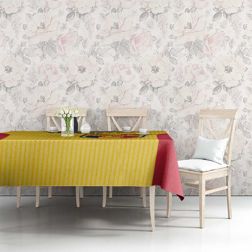 Custom Chad Football Tablecloth Allez Les Sao