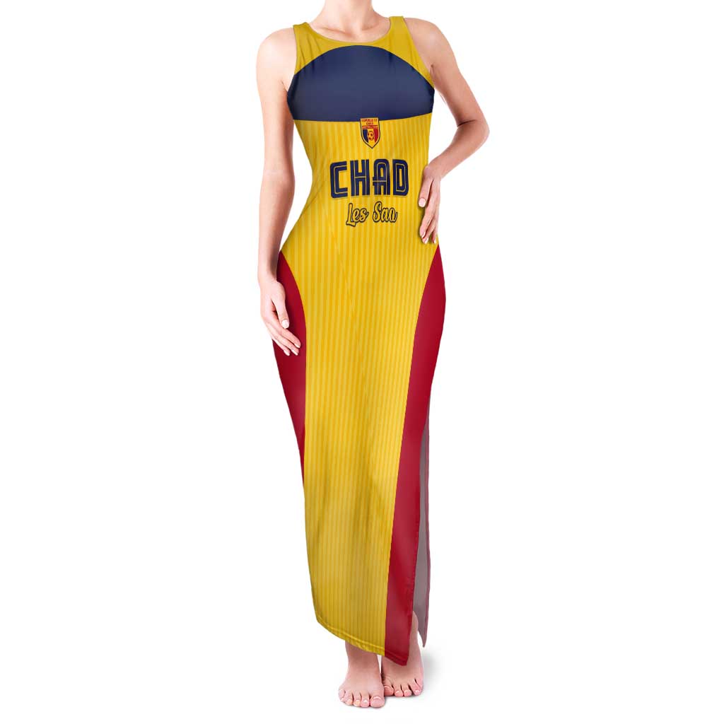 Custom Chad Football Tank Maxi Dress Allez Les Sao