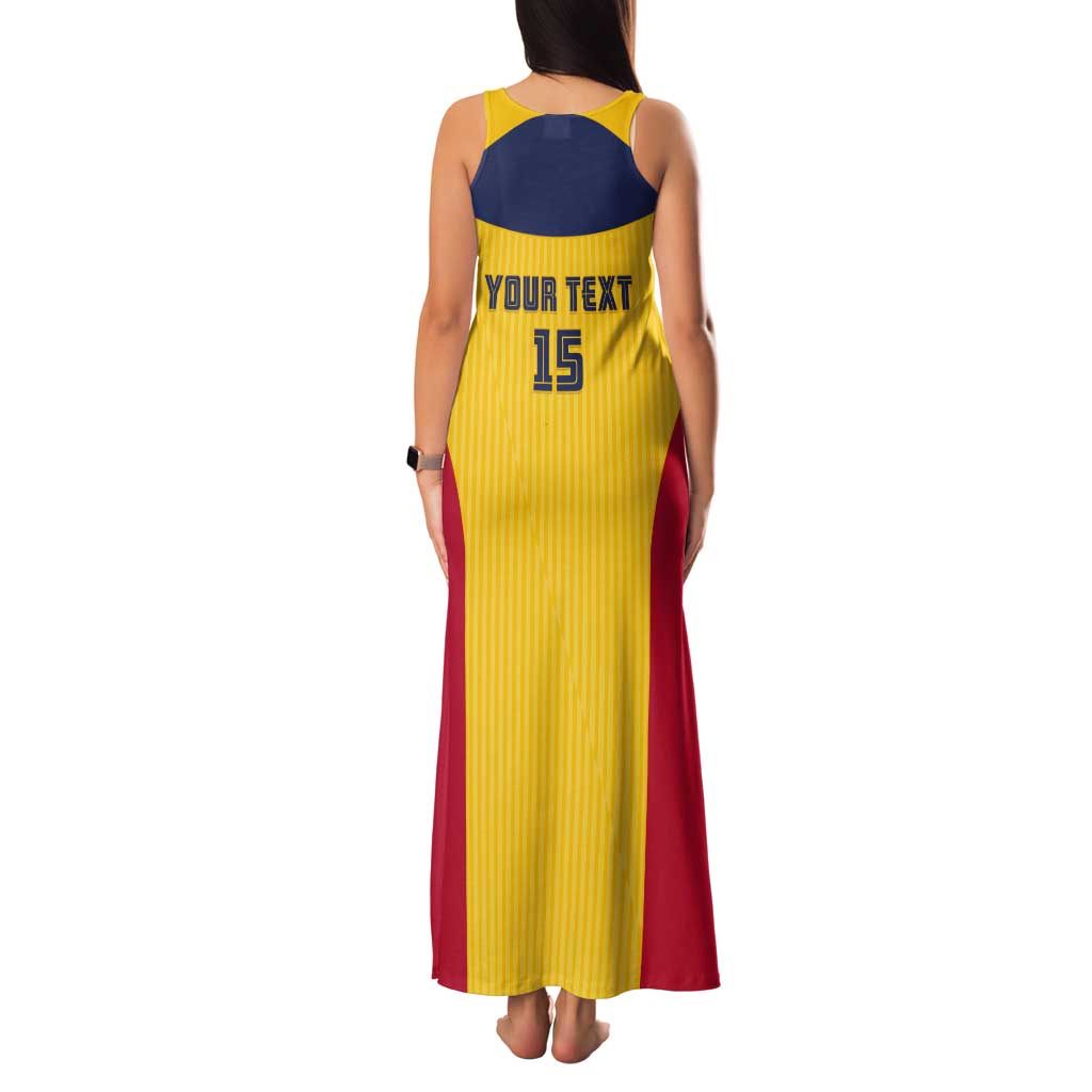 Custom Chad Football Tank Maxi Dress Allez Les Sao