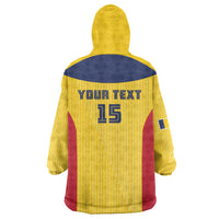 Custom Chad Football Wearable Blanket Hoodie Allez Les Sao