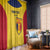 Custom Chad Football Window Curtain Allez Les Sao