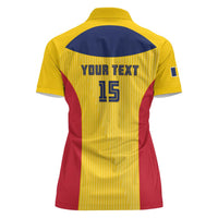 Custom Chad Football Women Polo Shirt Allez Les Sao