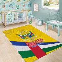 Central African Republic Independence Day Area Rug Coat Of Arms Proteas