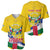 Personalised Central African Republic Independence Day Baseball Jersey Coat Of Arms Proteas