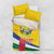 Central African Republic Independence Day Bedding Set Coat Of Arms Proteas