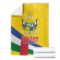 Central African Republic Independence Day Blanket Coat Of Arms Proteas