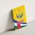 Central African Republic Independence Day Canvas Wall Art Coat Of Arms Proteas