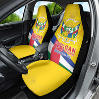 Central African Republic Independence Day Car Seat Cover Coat Of Arms Proteas