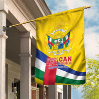 Central African Republic Independence Day Garden Flag Coat Of Arms Proteas