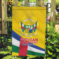 Central African Republic Independence Day Garden Flag Coat Of Arms Proteas