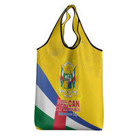 Central African Republic Independence Day Grocery Bag Coat Of Arms Proteas