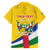 Personalised Central African Republic Independence Day Hawaiian Shirt Coat Of Arms Proteas