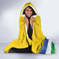 Central African Republic Independence Day Hooded Blanket Coat Of Arms Proteas