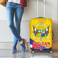 Central African Republic Independence Day Luggage Cover Coat Of Arms Proteas