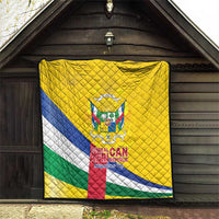 Central African Republic Independence Day Quilt Coat Of Arms Proteas
