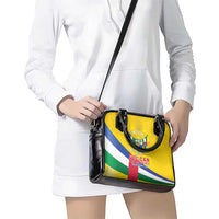 Central African Republic Independence Day Shoulder Handbag Coat Of Arms Proteas