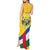 Personalised Central African Republic Independence Day Tank Maxi Dress Coat Of Arms Proteas