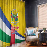 Central African Republic Independence Day Window Curtain Coat Of Arms Proteas