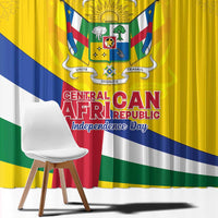 Central African Republic Independence Day Window Curtain Coat Of Arms Proteas