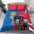 Personalised Central African Republic Bedding Set Elephant Coat Of Arms