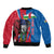 Personalised Central African Republic Bomber Jacket Elephant Coat Of Arms