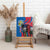 Personalised Central African Republic Canvas Wall Art Elephant Coat Of Arms