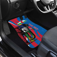 Personalised Central African Republic Car Mats Elephant Coat Of Arms