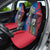 Personalised Central African Republic Car Seat Cover Elephant Coat Of Arms