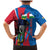 Personalised Central African Republic Family Matching Mermaid Dress and Hawaiian Shirt Elephant Coat Of Arms