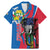 Personalised Central African Republic Family Matching Mermaid Dress and Hawaiian Shirt Elephant Coat Of Arms