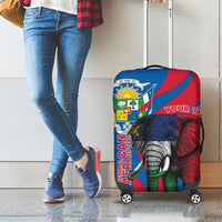 Personalised Central African Republic Luggage Cover Elephant Coat Of Arms
